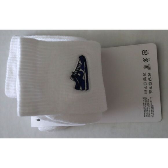 Nike FQ0326-100 Youth Sz 3Y-5Y WMNs 4-6 White Everyday Plus Cushioned Crew Socks - Picture 6 of 8